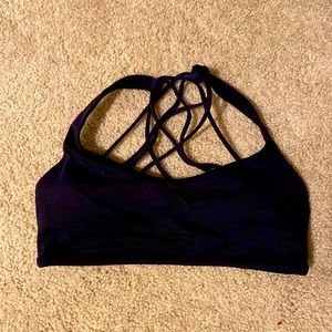 Lululemon navy blue sports bra
